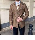 Herfst- en winterjas van Britse stijl met kraag en hoge kwaliteit Ritchy's Shop