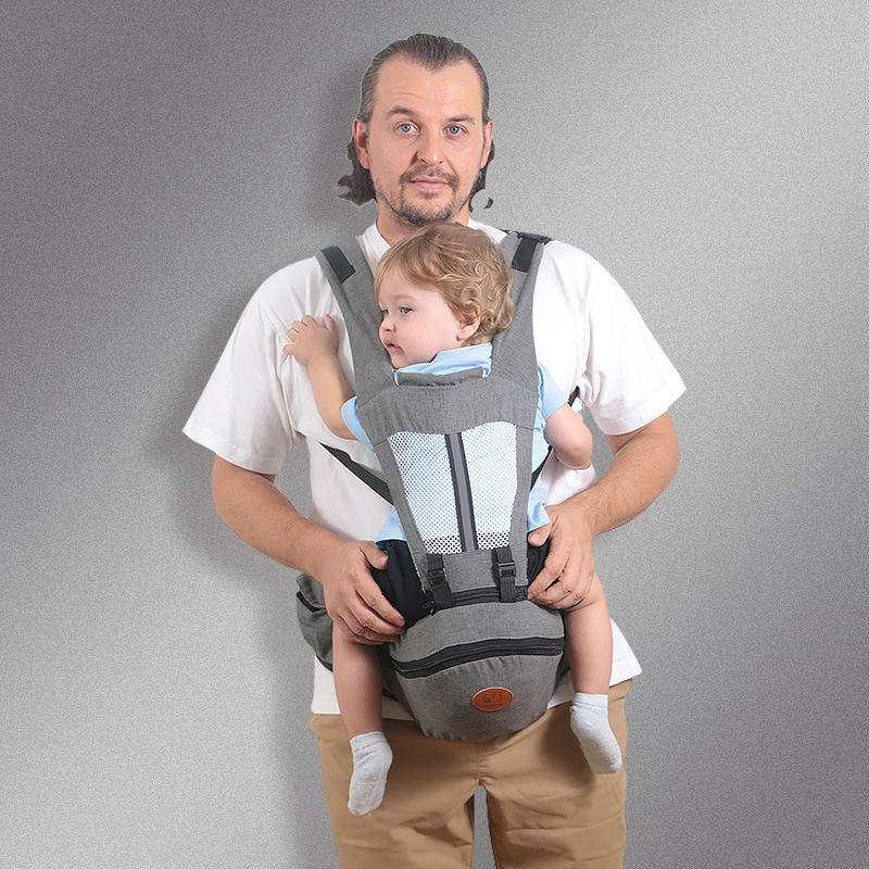 Baby heupstoel drager Baby heupstoel voor kind, peuter met verstelbare riem, gesp, zachte binnenkant, grote opbergruimte, ergonomische baby drager, baby, kind, baby heupstoel sling Ritchy's Shop