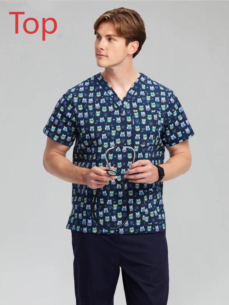 Chirurgische jas, wegwerp beschermende kleding voor huisdieren, ziekenhuiskleding, verpleegsteruniform van polyester en katoen Nexora Store