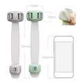 Veiligheidsslot voor baby's, anti-clip handdeur, kastsloten voor koelkast, ladekast, veilig slot voor kinderen, geen gereedschap of boren, kindveilige kastbeveiliging, ladedeursloten voor kastdeuren Ritchy's Shop
