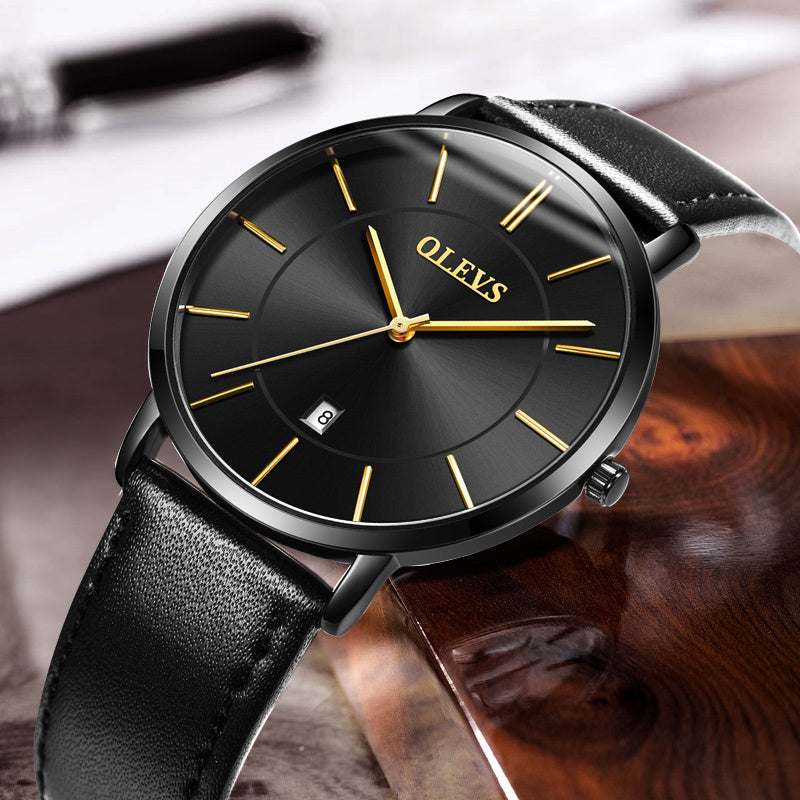 Mode Casual Horloge Heren Luxe Merk Herenhorloges Leer Sport Waterdicht Automatische Datum Kwarts Polshorloge Nexora Store