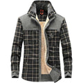 Winterjas Heren Dikke Warme Fleece Jassen Jassen Puur Katoen Geruite Jas Militaire Kleding Ritchy's Shop