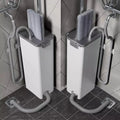 360 graden draaibare schacht, aluminiumlegering, vloerwisser en emmerset, professioneel vloerreinigingssysteem Nexora Store