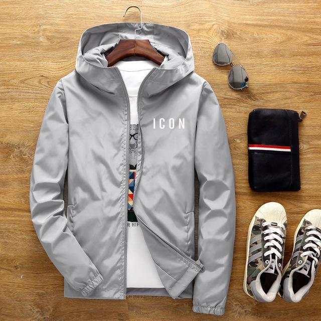 New Men's Casual Hooded Bomber Jacket Spring And Autumn Nexora Store