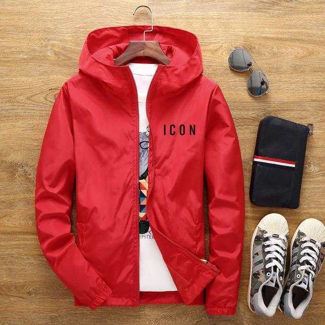 New Men's Casual Hooded Bomber Jacket Spring And Autumn Nexora Store