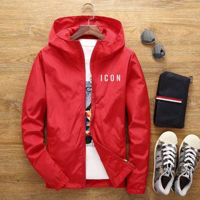New Men's Casual Hooded Bomber Jacket Spring And Autumn Nexora Store