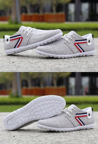 Herenschoenen met zachte zolen van canvas, sport- en vrijetijdsschoenen van Old Beijing, schoenen van erwten Ritchy's Shop