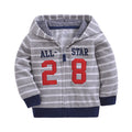 Hartvormige print capuchon rits jassen meisjes lange mouwen warme bovenkleding kinderkleding Nexora Store