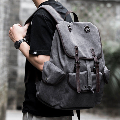 Canvas Rugzak Heren Modetrend Casual Reistas Ritchy's Shop