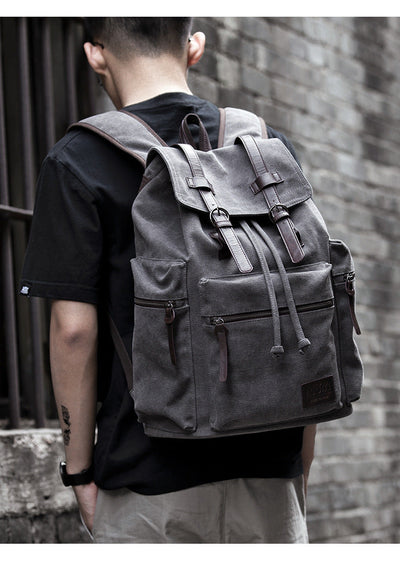 Canvas Rugzak Heren Modetrend Casual Reistas Ritchy's Shop