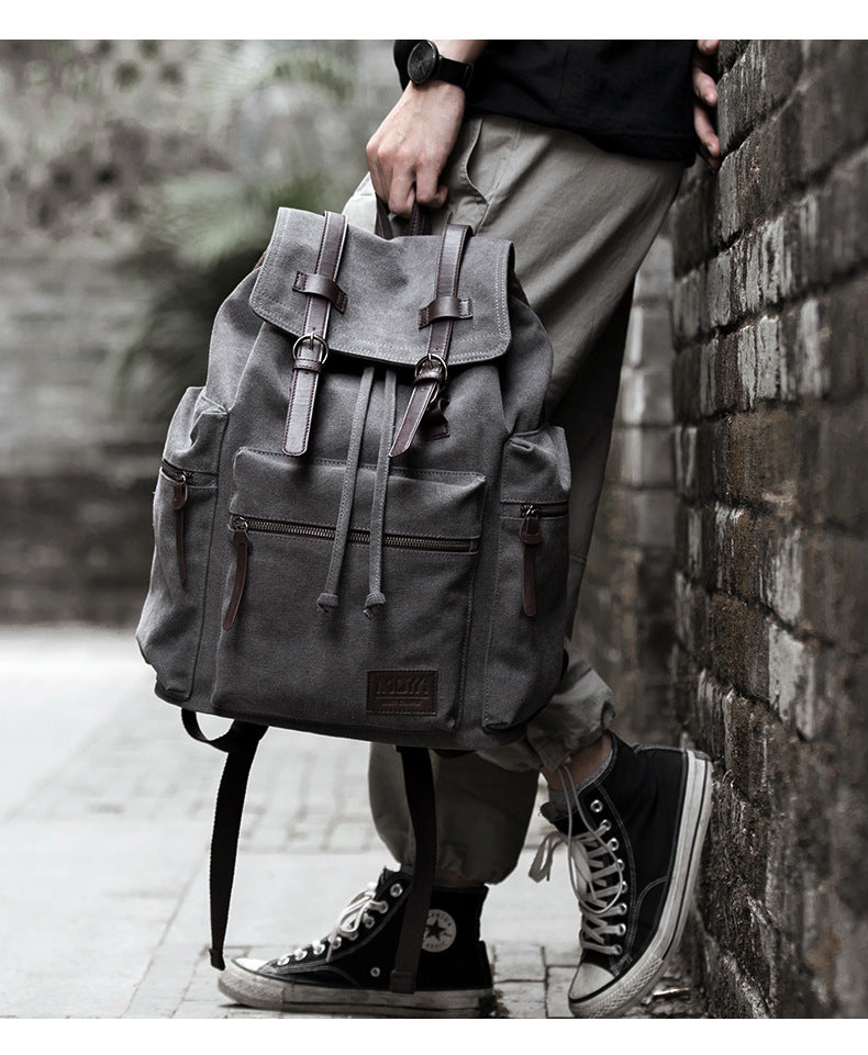 Canvas Rugzak Heren Modetrend Casual Reistas Ritchy's Shop