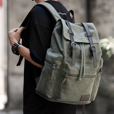Canvas Rugzak Heren Modetrend Casual Reistas Ritchy's Shop