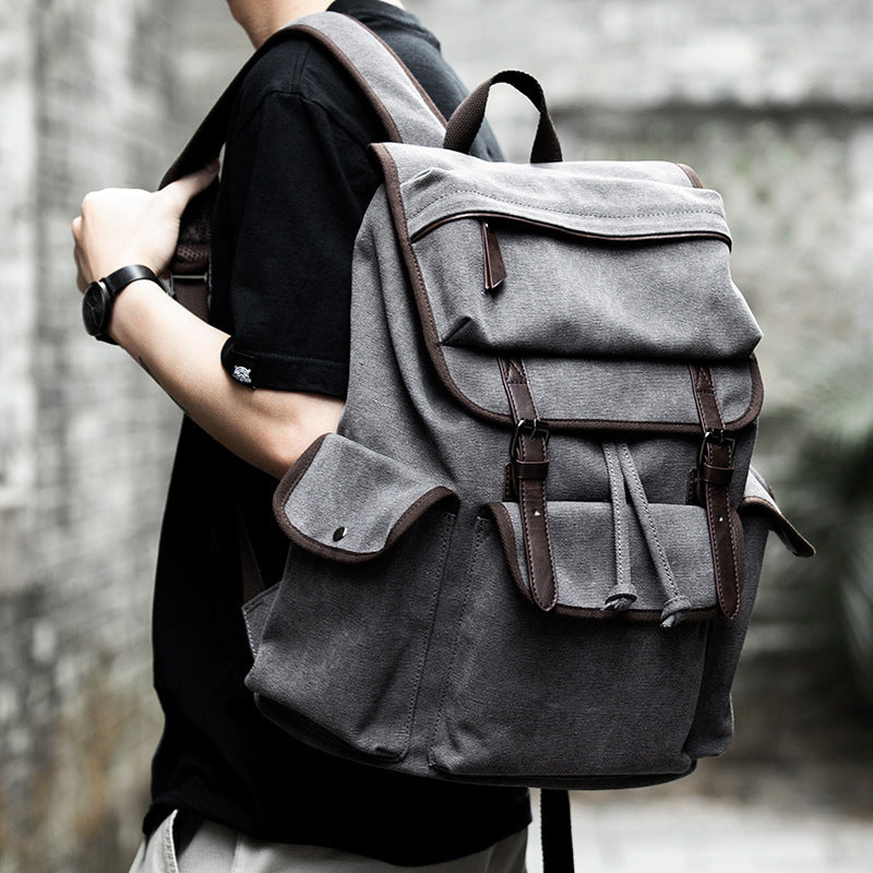 Canvas Rugzak Heren Modetrend Casual Reistas Ritchy's Shop
