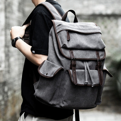 Canvas Rugzak Heren Modetrend Casual Reistas Ritchy's Shop