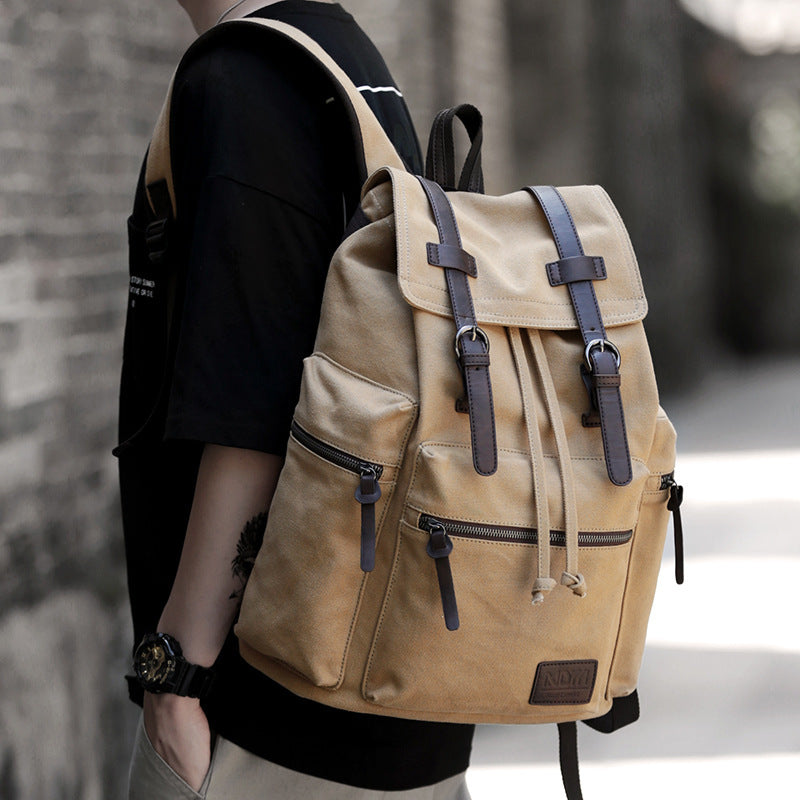 Canvas Rugzak Heren Modetrend Casual Reistas Ritchy's Shop
