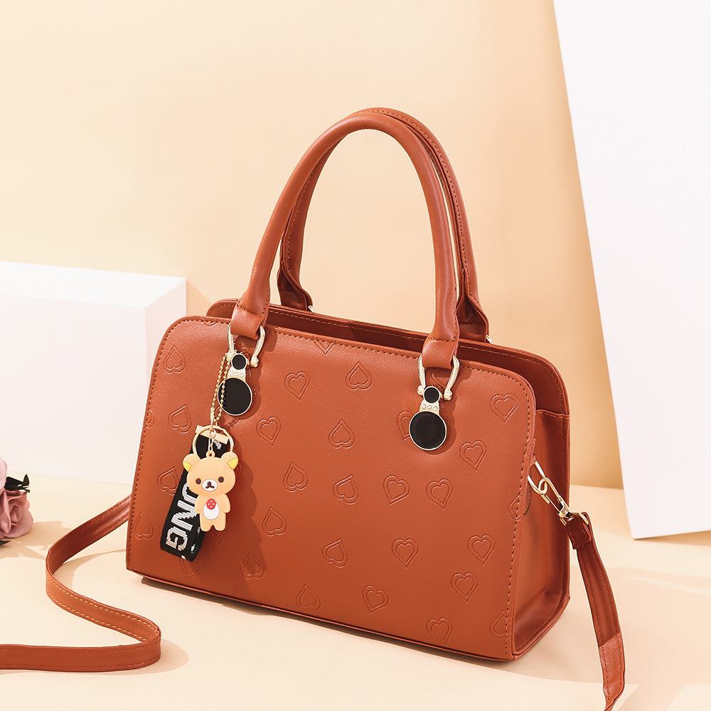 Women'S Bags New Spring Retro Trend One-Shoulder Diagonal Texture Big Bag Ladies All-Match Middle-Aged Handbag Wholesale Nexora Store