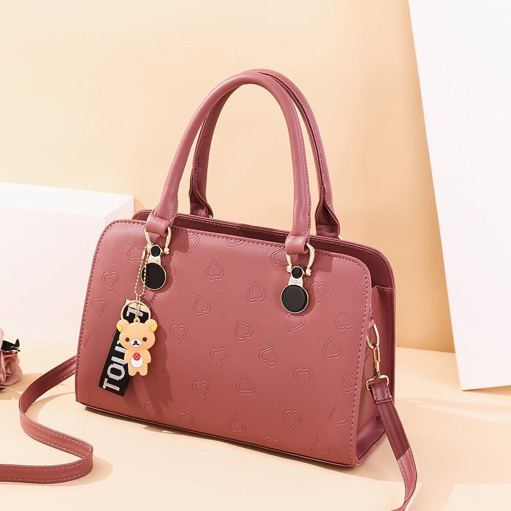 Women'S Bags New Spring Retro Trend One-Shoulder Diagonal Texture Big Bag Ladies All-Match Middle-Aged Handbag Wholesale Nexora Store
