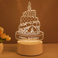 3D-lamp van acryl, USB-lednachtlampje, neonreclamelamp, kerstdecoratie voor kamerdecoratie, Valentijnsdagcadeaus Nexora Store