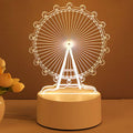 3D-lamp van acryl, USB-lednachtlampje, neonreclamelamp, kerstdecoratie voor kamerdecoratie, Valentijnsdagcadeaus Nexora Store