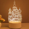 3D-lamp van acryl, USB-lednachtlampje, neonreclamelamp, kerstdecoratie voor kamerdecoratie, Valentijnsdagcadeaus Nexora Store