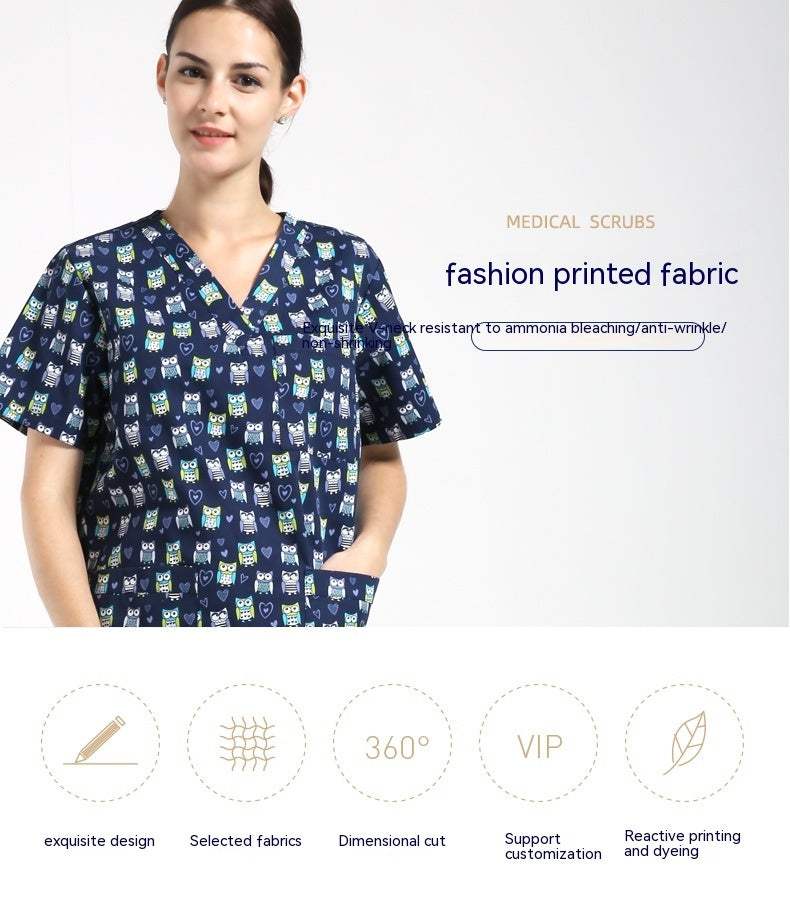 Chirurgische jas, wegwerp beschermende kleding voor huisdieren, ziekenhuiskleding, verpleegsteruniform van polyester en katoen Nexora Store