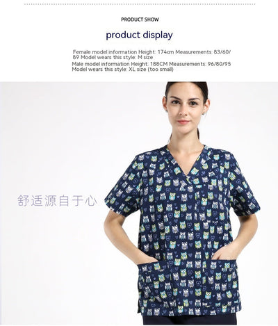 Chirurgische jas, wegwerp beschermende kleding voor huisdieren, ziekenhuiskleding, verpleegsteruniform van polyester en katoen Nexora Store