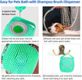 Hondenshampoo, massageborstel, kattenmassagekam, verzorgingsscrubber, doucheborstel voor het baden van kort haar, zachte siliconenborstels Ritchy's Shop