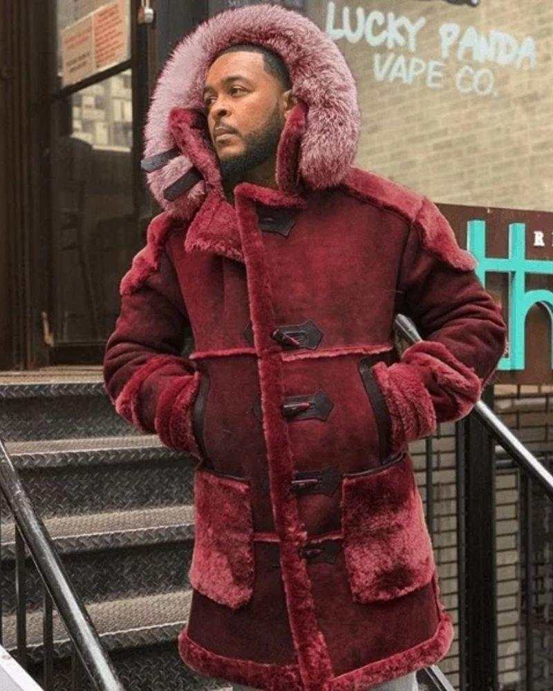 Heren fluwelen hoornen knoopjas Nexora Store