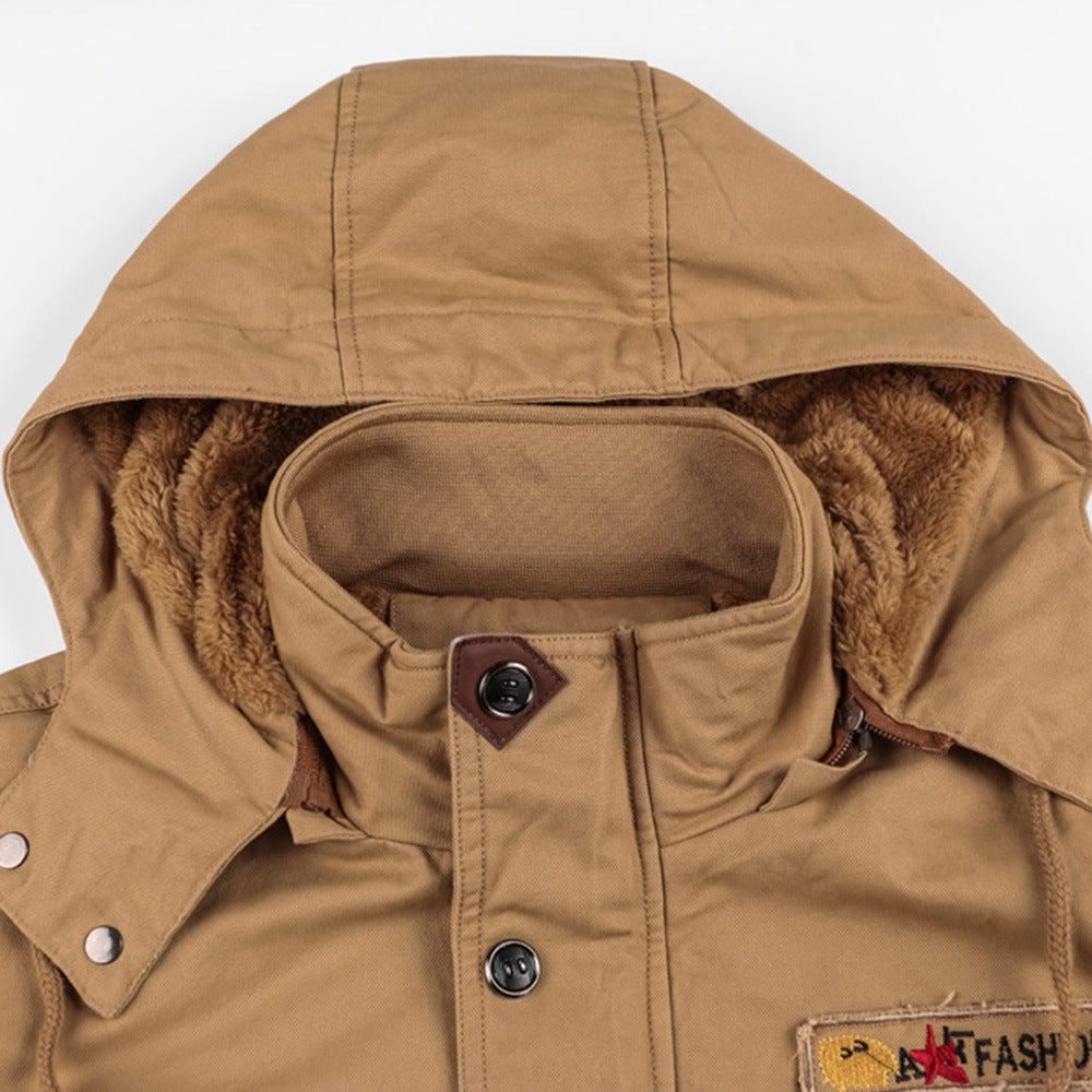 Mountainskin Heren Winter Fleece Jassen Warme Capuchonjas Thermische Dikke Buitenkleding Heren Militaire Jas Heren Merkkleding Ritchy's Shop