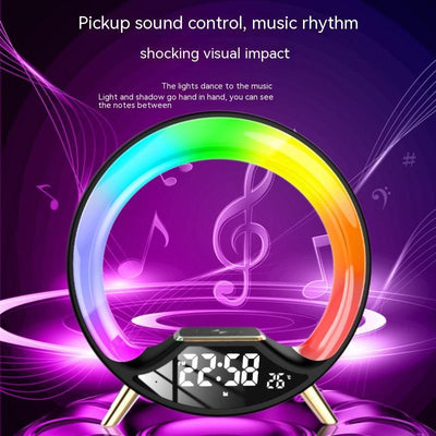 O Light Three In One Wireless Charging Multifunctional Bluetooth Speaker Night Light Nexora Store