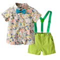 Schattige bloemen prinses shirt shorts tweedelig setje Nexora Store