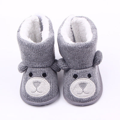 Groothandel herfst winter nieuwe beren breien plus babyschoenen, peuterschoenen, babyschoenen, laarzen 1734 Nexora Store