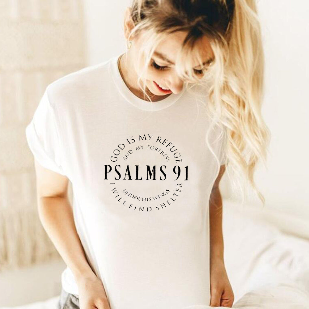 God Is My Refuge Psalms 91 Christian T Shirts Nexora Store