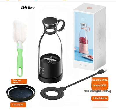 350ML elektrische sapcentrifuge, blender, mixer, USB-oplaadbaar, draagbare blender, beker, keukengereedschapsset Nexora Store