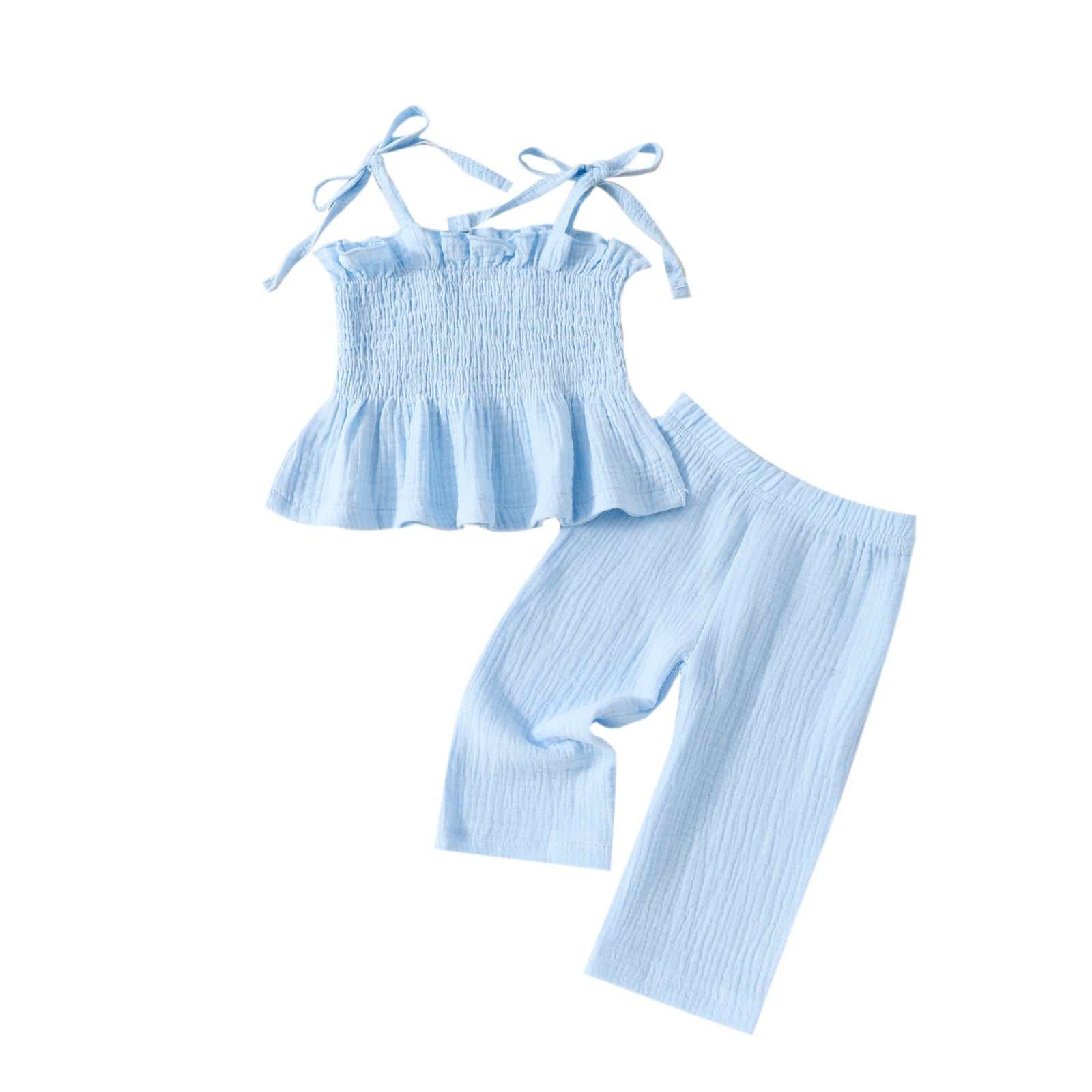 Baby kindervest top en broek meisje Nexora Store