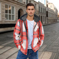 Men's Flannel Jacket Zipper Hooded Jacket Nexora Store