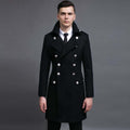 Double-row Retro Woolen Coat Man Nexora Store
