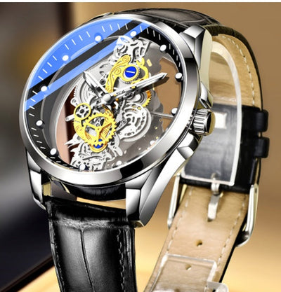 Herenhorloge Skeleton Automatisch Quartz Horloge Goud Skeleton Vintage Herenhorloge Herenhorloges Topmerk Luxe Nexora Store