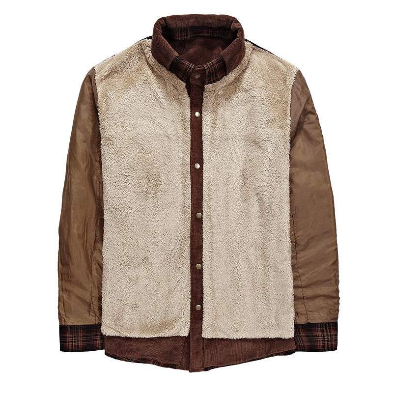 Winterjas Heren Dikke Warme Fleece Jassen Jassen Puur Katoen Geruite Jas Militaire Kleding Ritchy's Shop