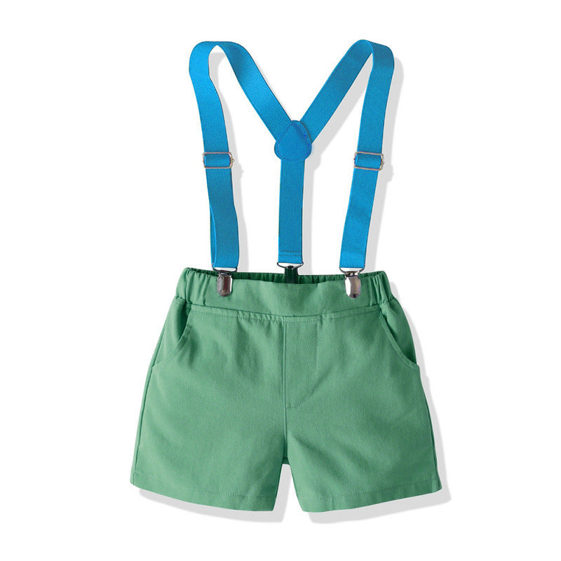 Schattige bloemen prinses shirt shorts tweedelig setje Nexora Store