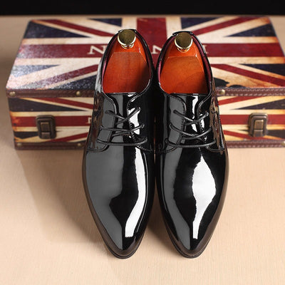 Heren leren schoenen Heren zakelijke casual kledingschoenen Zakelijke casual leren schoenen Instappers Zwarte rijschoen voor heren Ritchy's Shop