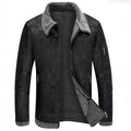 Heren herfst- en winterjas met fleecevoering en dikke bontkraag Ritchy's Shop