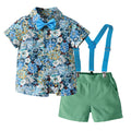 Schattige bloemen prinses shirt shorts tweedelig setje Nexora Store