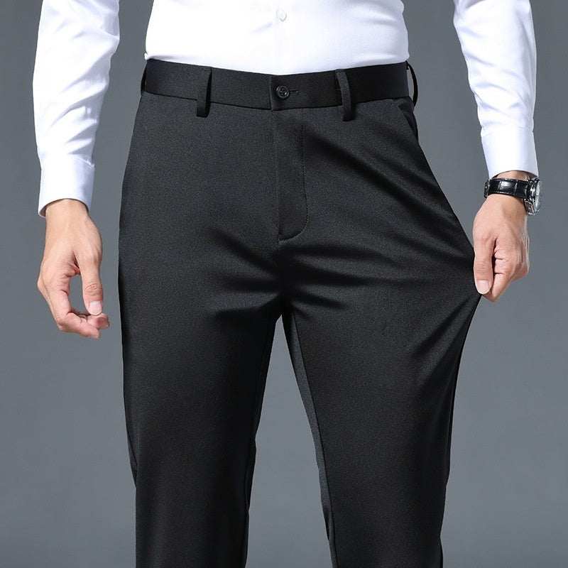 Draping Slim-fit Stretch Casual Pants For Men Nexora Store