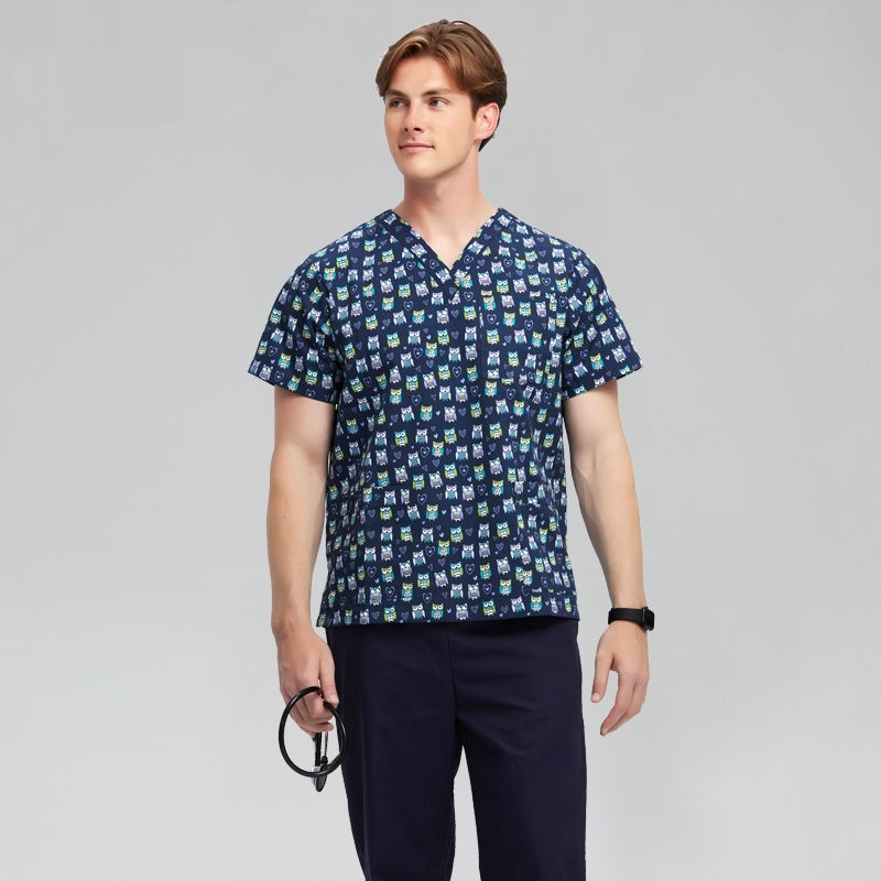 Chirurgische jas, wegwerp beschermende kleding voor huisdieren, ziekenhuiskleding, verpleegsteruniform van polyester en katoen Nexora Store