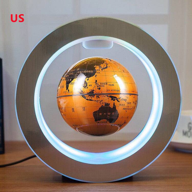 Ronde LED wereldkaart zwevende bol magnetische levitatielamp anti-zwaartekracht magie Nexora Store