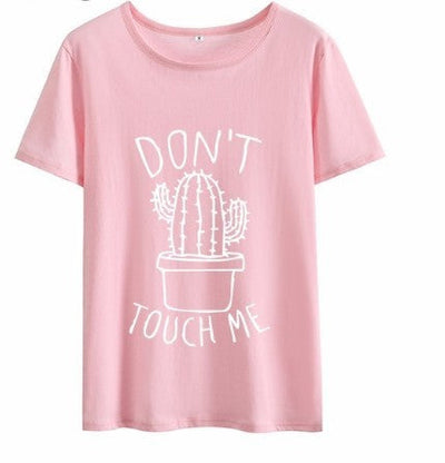 Raak me niet aan Cactus T-shirt Dames Casual Zomershirts Nexora Store