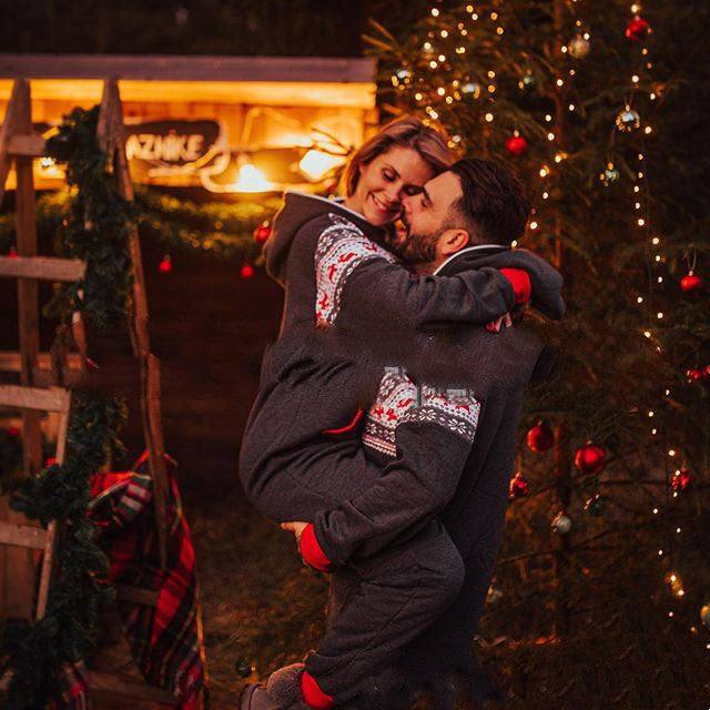 Ouder-kind thuiskleding pyjama uit één stuk Nexora Store