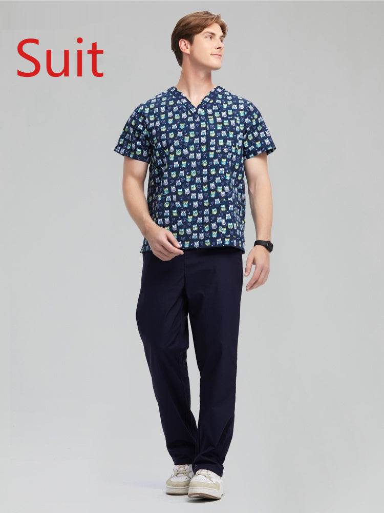 Chirurgische jas, wegwerp beschermende kleding voor huisdieren, ziekenhuiskleding, verpleegsteruniform van polyester en katoen Nexora Store