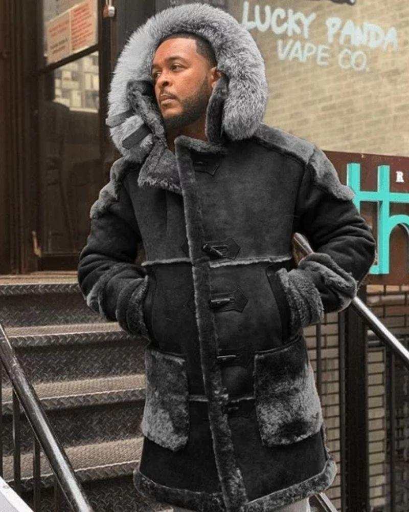 Heren fluwelen hoornen knoopjas Nexora Store